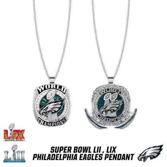 Philadelphia Eagles Super Bowl LII & LIX Pendant