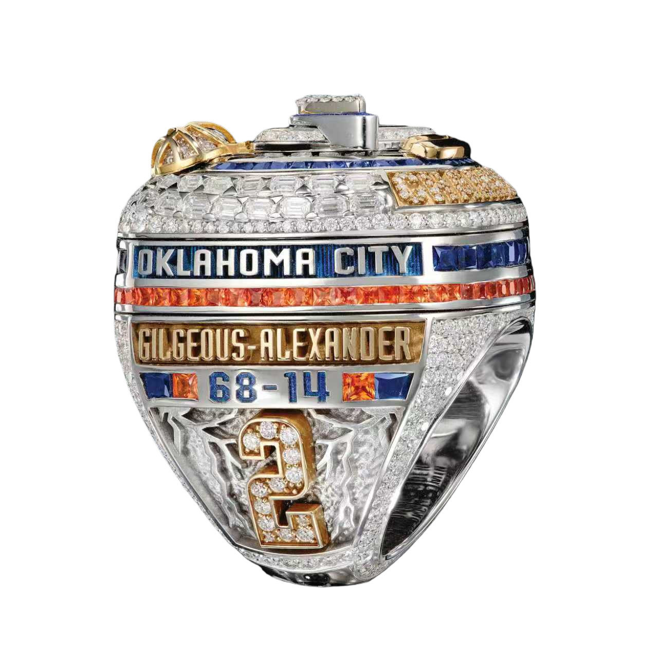 【Premium Version]】【without inner ring】2025 Oklahoma City Thunder NBA Championship Rings