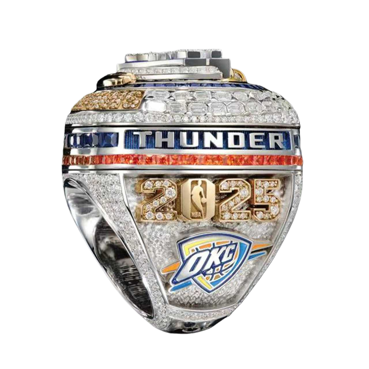【Premium Version]】【without inner ring】2025 Oklahoma City Thunder NBA Championship Rings