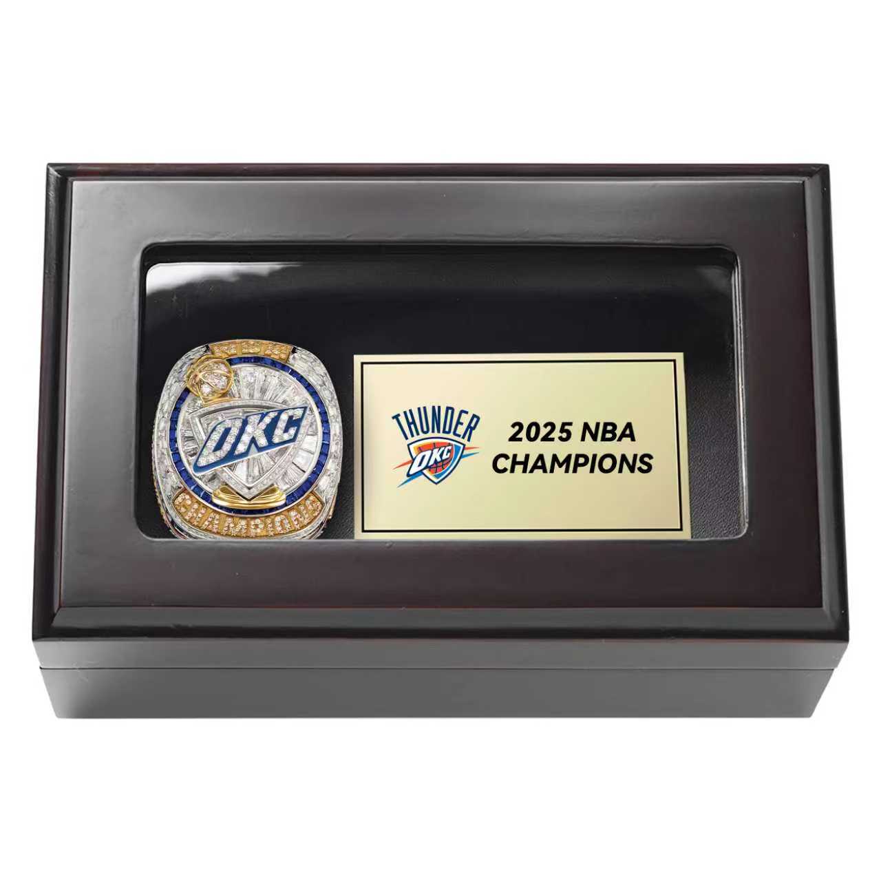 【Official Version】【with inner ring】2025 Oklahoma City Thunder NBA Championship Rings