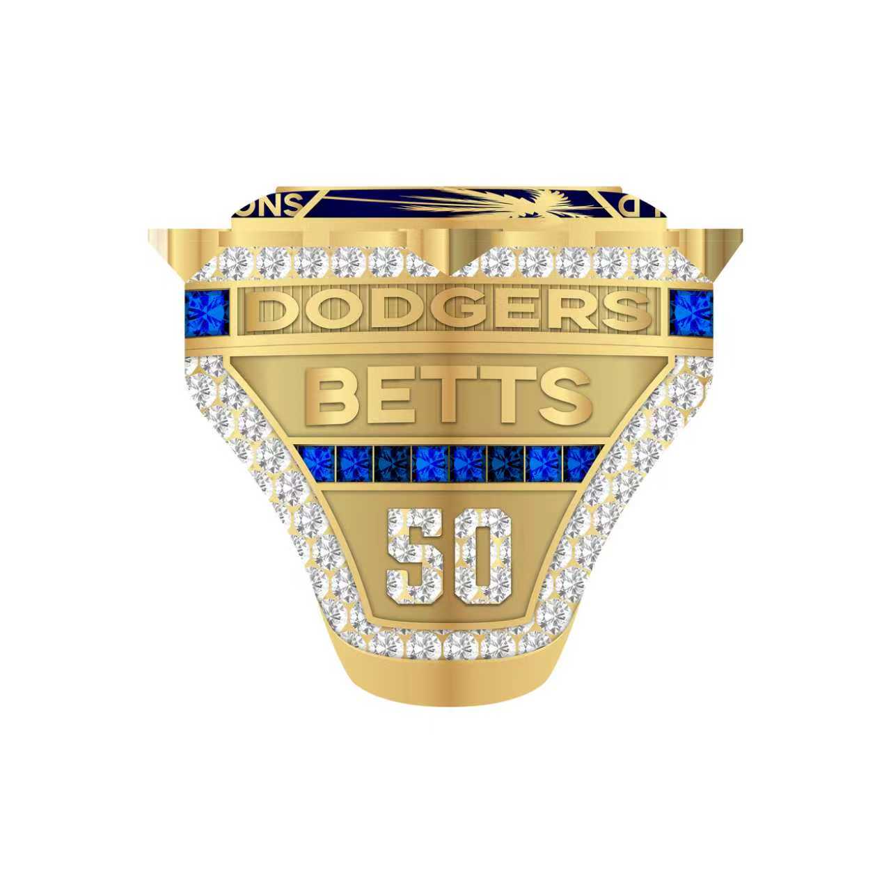 【 Fan version Ⅰ】2025 Los Angeles Dodgers World Series Championship Ring