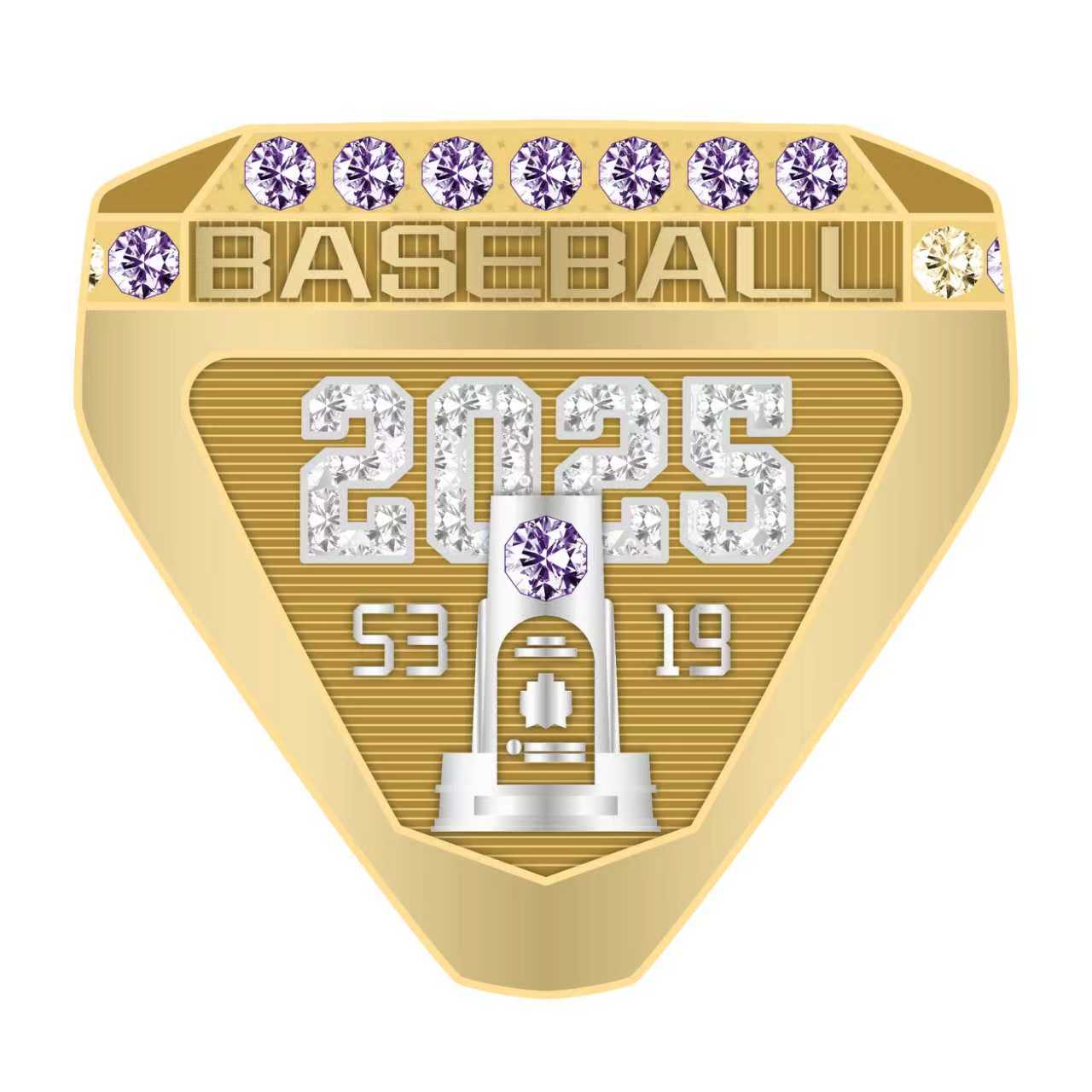 【 Fan version 】2025 NCAA Division I Baseball National Championship Ring