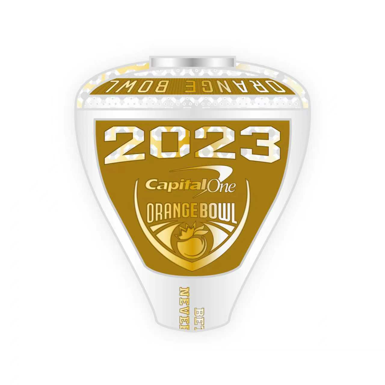 【 Fan version 】2023 Georgia Bulldogs Orange Bowl Championship Ring
