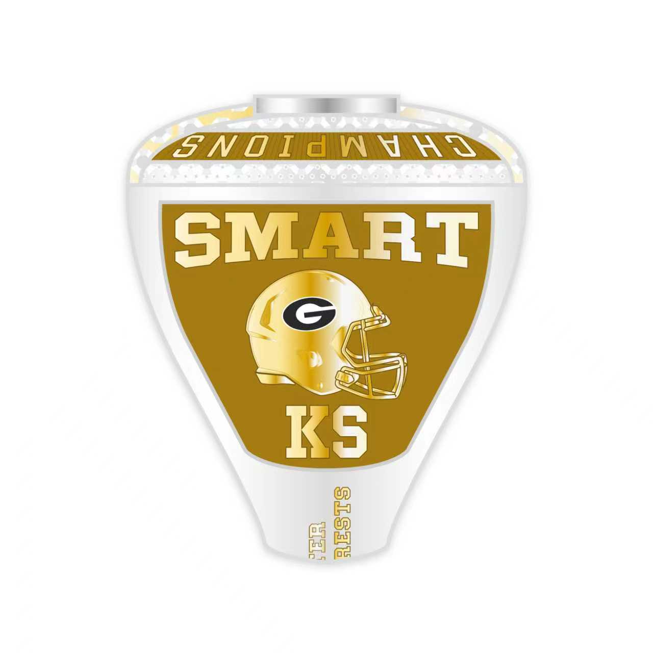 【 Fan version 】2023 Georgia Bulldogs Orange Bowl Championship Ring