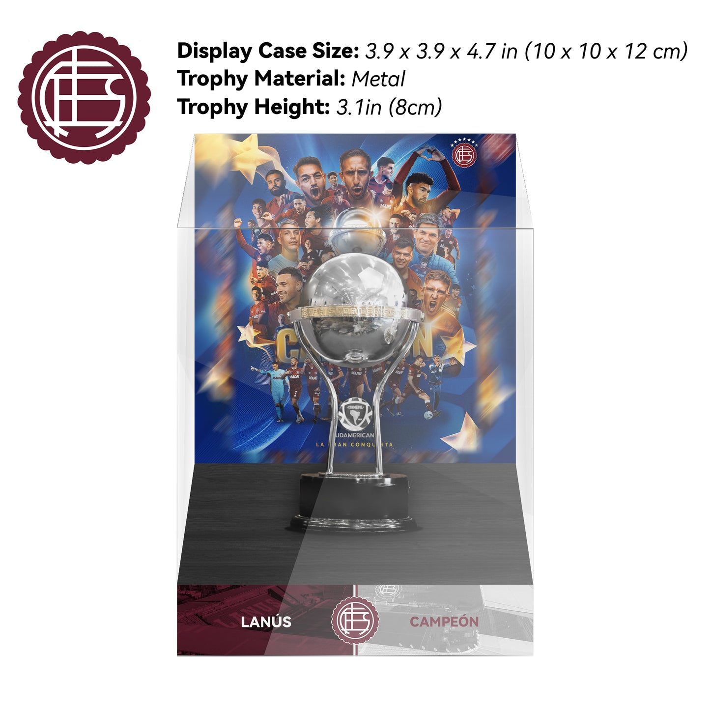 2025  Copa Sudamericana Champions Trophy Display Case