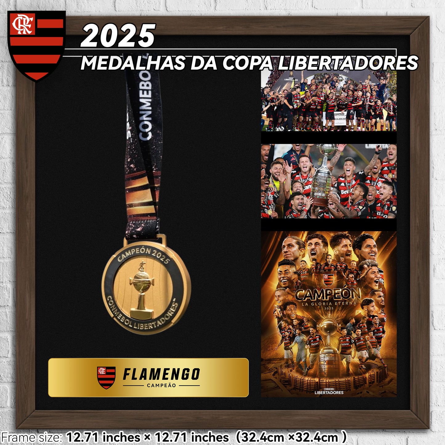 2025 Flamengo CONMEBOL Libertadores Championship Medal