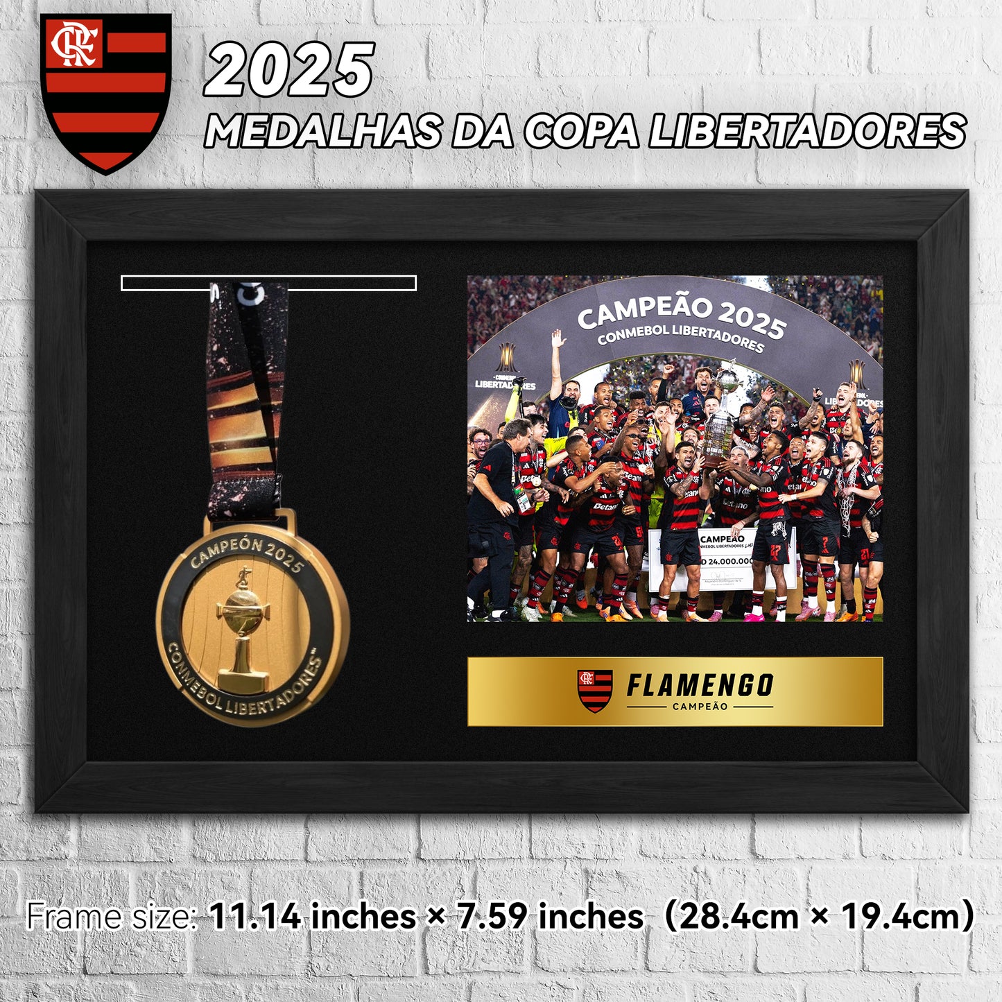 2025 Flamengo CONMEBOL Libertadores Championship Medal