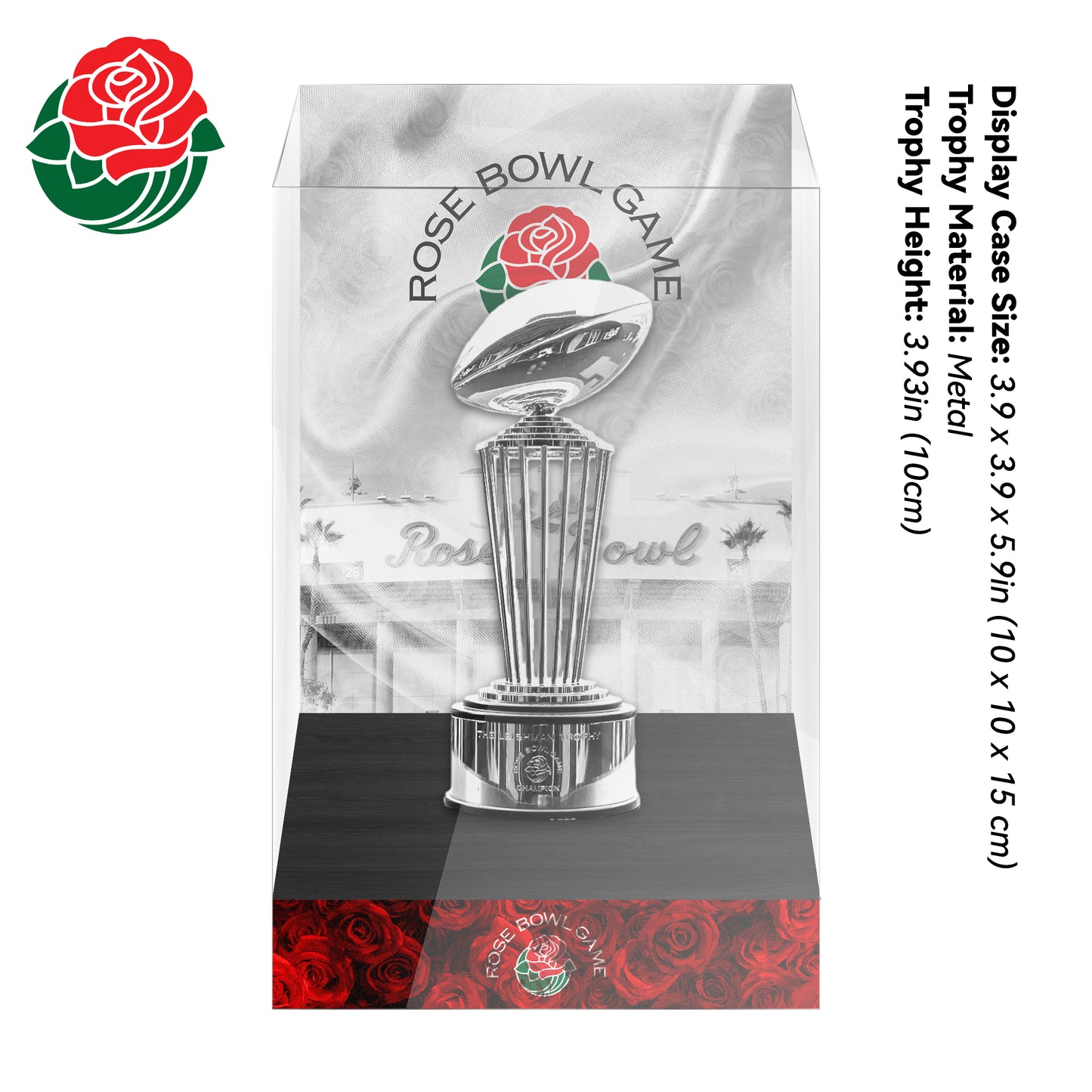 Rose Bowl Championship Trophy Display Case