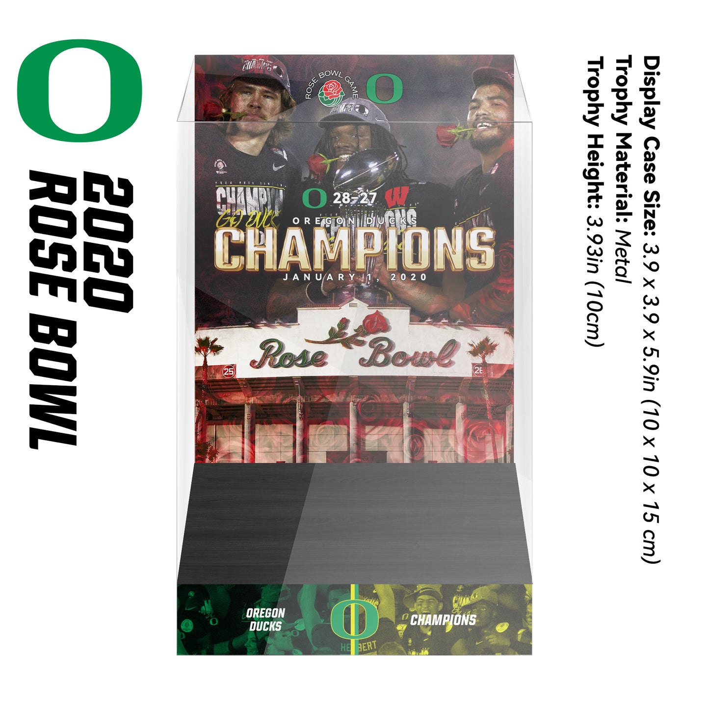Rose Bowl Championship Trophy Display Case