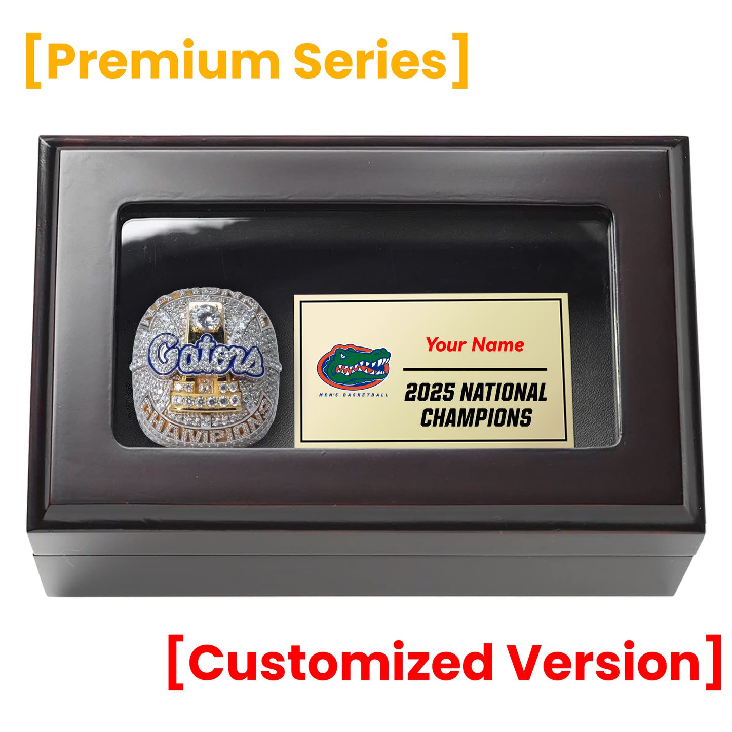 【Premium Version】2025 Florida Gators Basketball Championship Ring