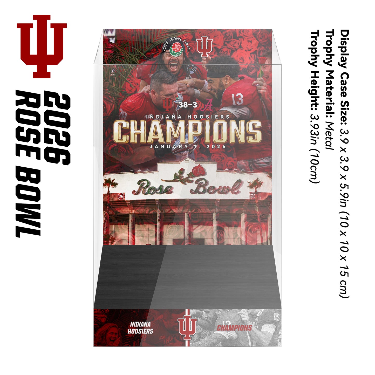 Rose Bowl Championship Trophy Display Case