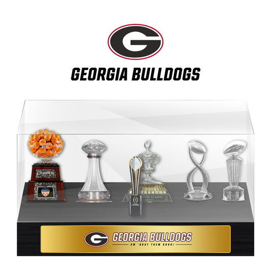 Georgia Bulldogs Champions Trophy Display Case
