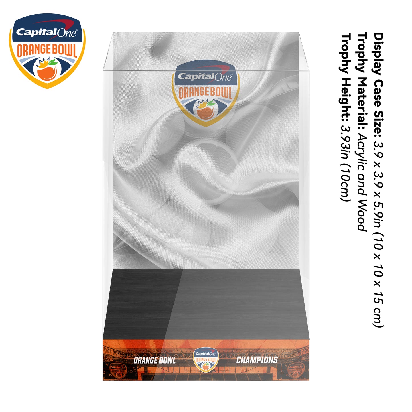 Orange Bowl Championship Trophy Display Case