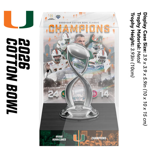 Cotton Bowl Championship Trophy Display Case