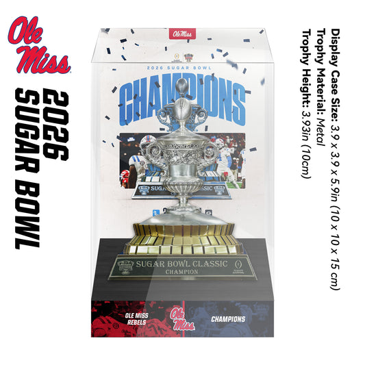 Sugar Bowl Championship Trophy Display Case