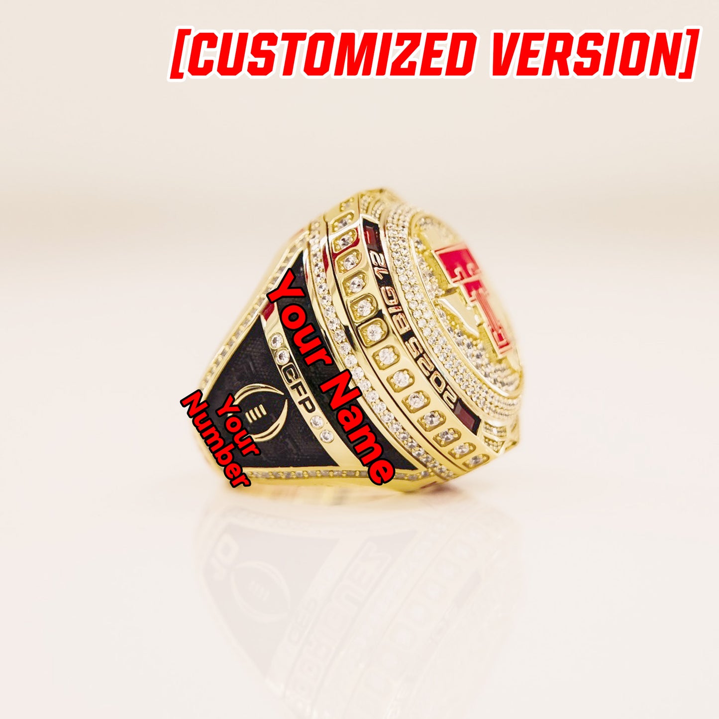 2025 Texas Tech Red Raiders football Big 12 Championship Ring