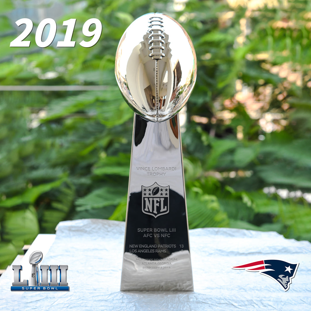 [NFL]2019 Vince Lombardi Trophy, Super Bowl 53, LIII New England Patriots