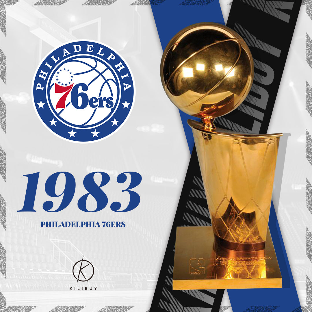 [NBA] 1983 Larry O'Brien NBA Championship Trophy,Philadelphia 76ers