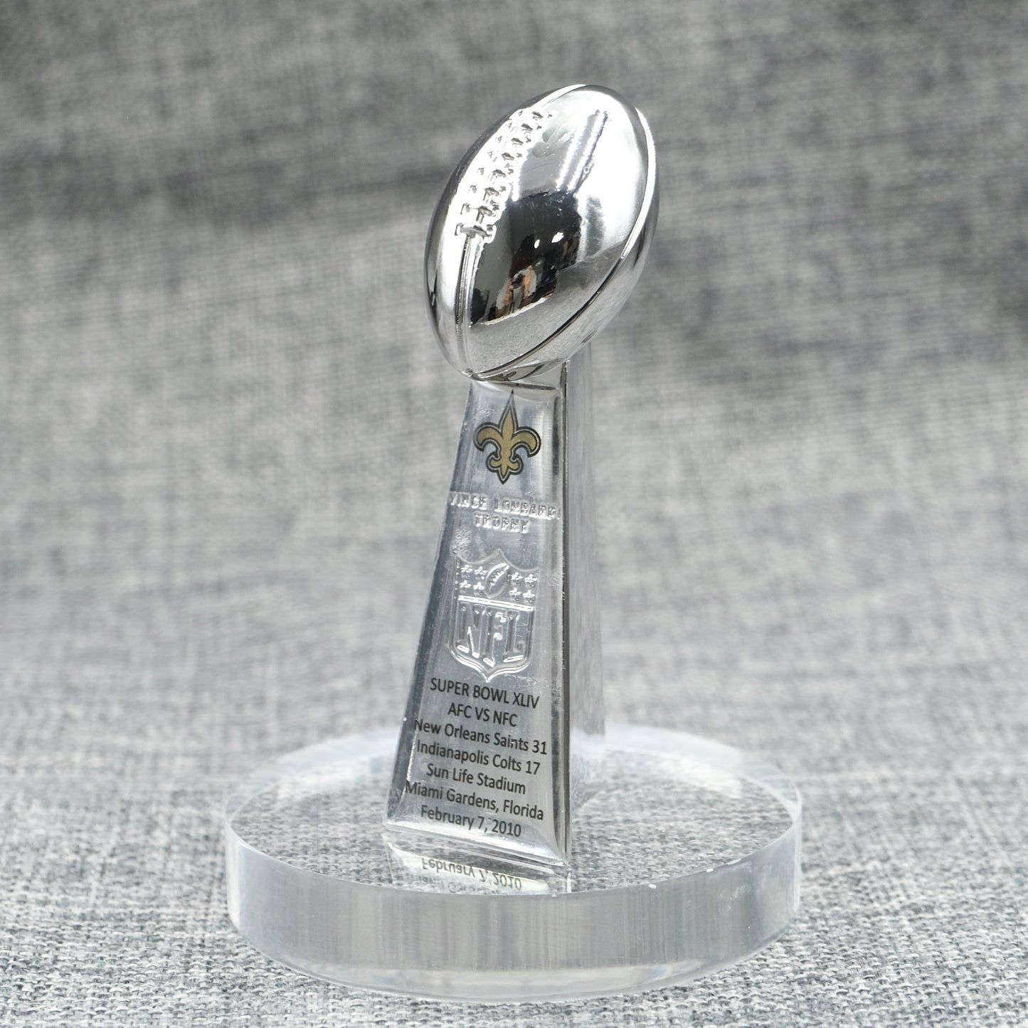 New Orleans Saints Super Bowl Trophy Team Logo