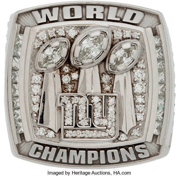 2007 New York Giants Super Bowl Championship Ring