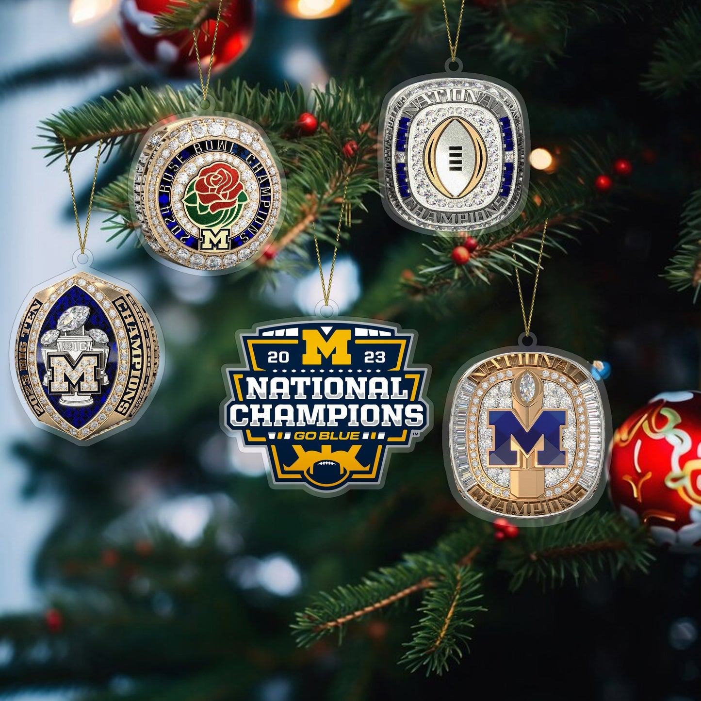 2023 Michigan Wolverines Keychain & Pendants