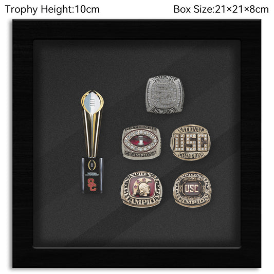 Southern California USC Trojans CFP National Championship NCAA Trophy&Ring Box