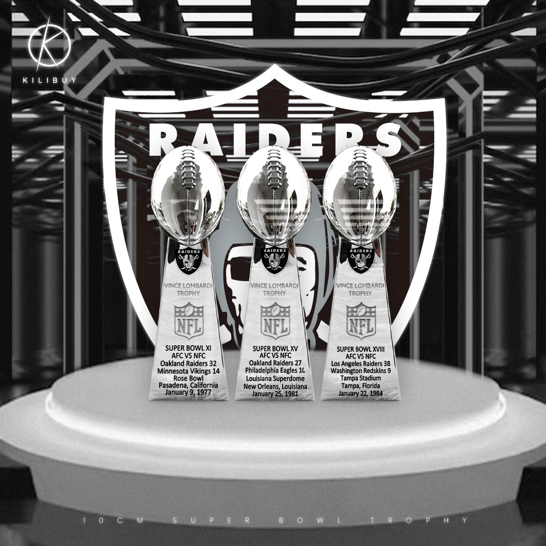 Las Vegas Raiders(Los Angeles Raiders) Super Bowl Trophy Team Logo