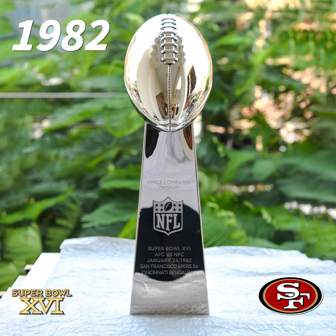 [NFL]1982 Vince Lombardi Trophy, Super Bowl 16, XVI San Francisco 49ers