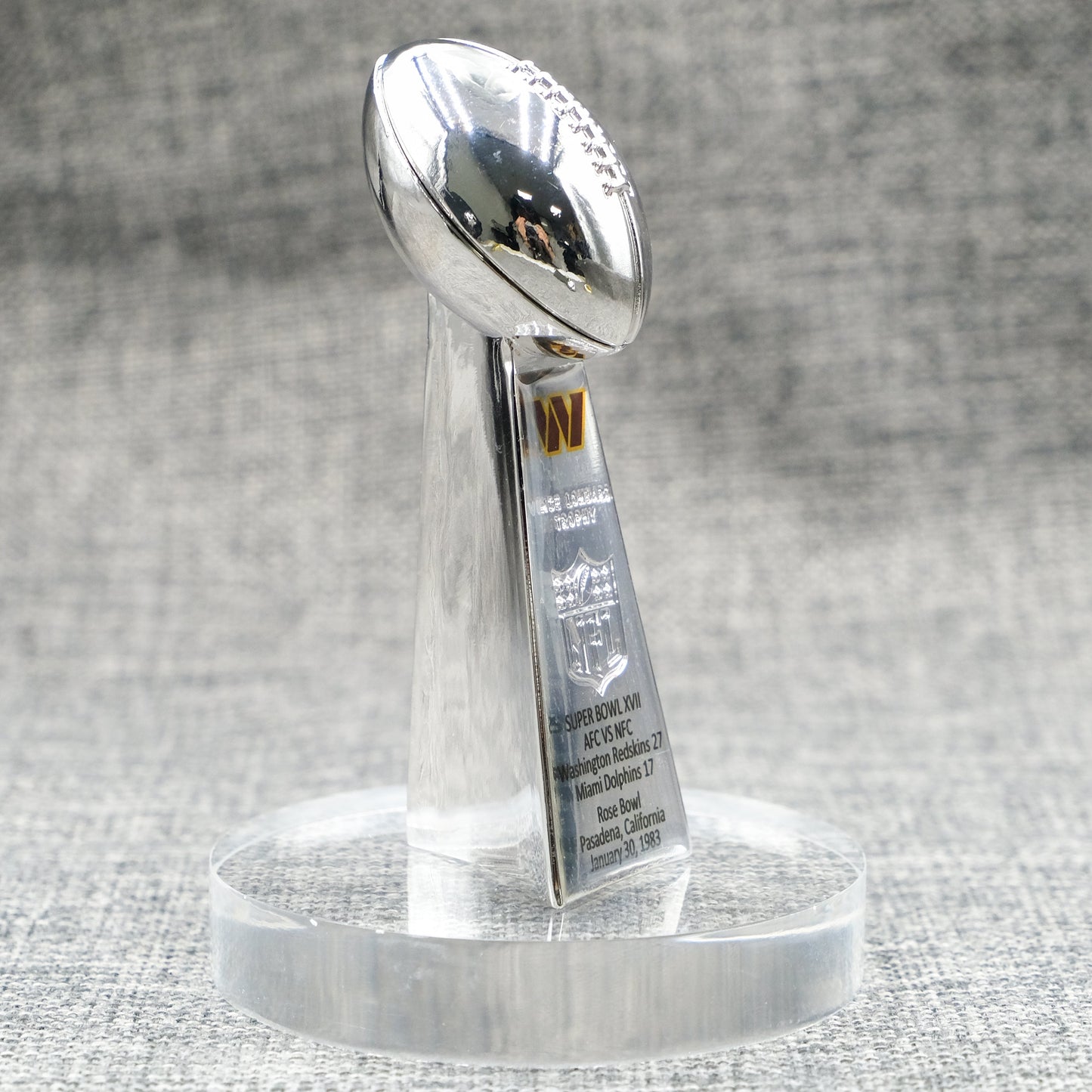 Washington Commanders(Washington Redskin) Super Bowl Trophy Team Logo