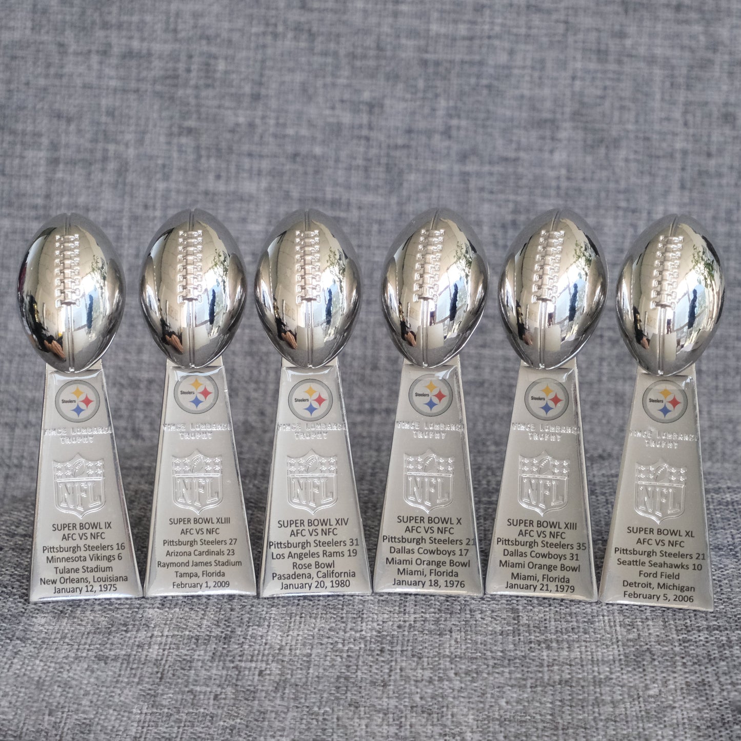 Pittsburgh Steelers Super Bowl Trophy Team Logo