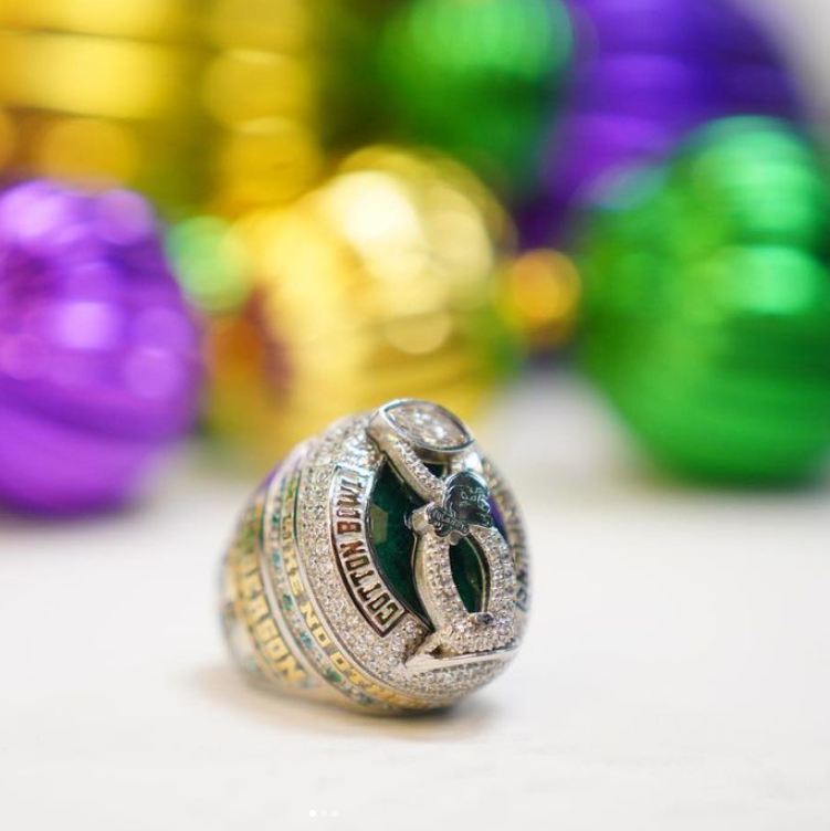 Tulane University Green Wave College Football Cotton Bowl Ring Official Version (2023)