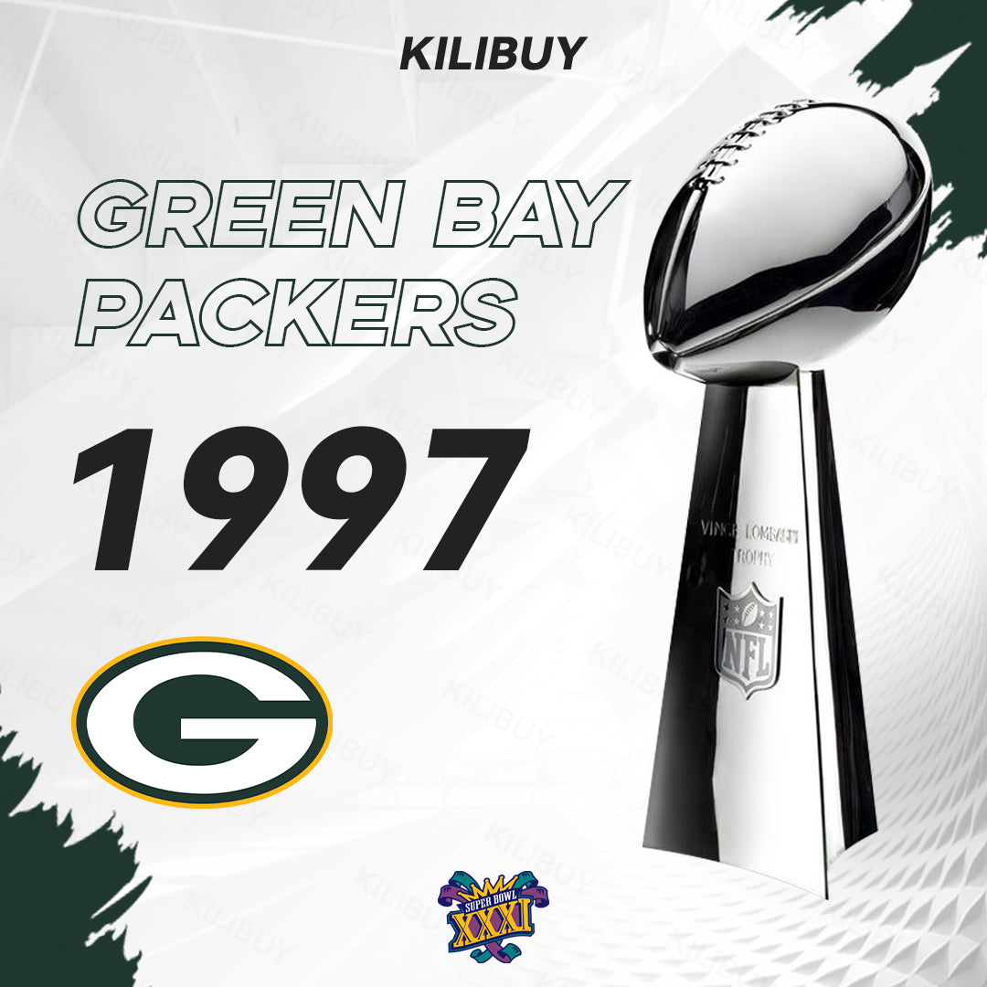 [NFL]1997 Vince Lombardi Trophy, Super Bowl 31, XXXI Green Bay Packers