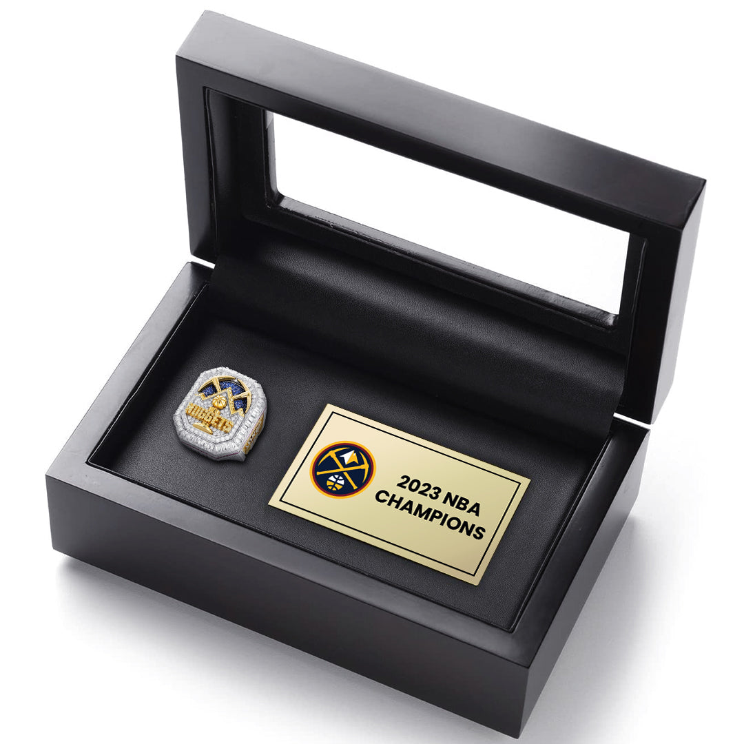 2023 Denver Nuggets Championship Trophy NBA Ring - Official Edition