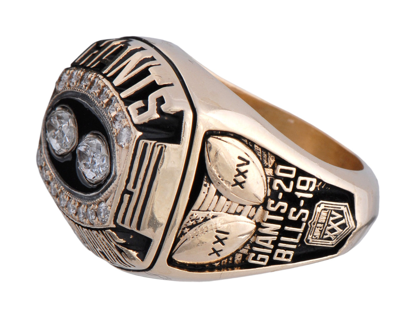 1990 New York Giants Super Bowl Championship Ring