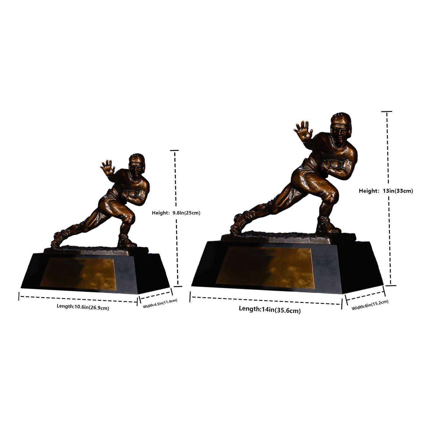 [Resin Version ]NCAA Heisman Trophy 2 Sizes Support Customization