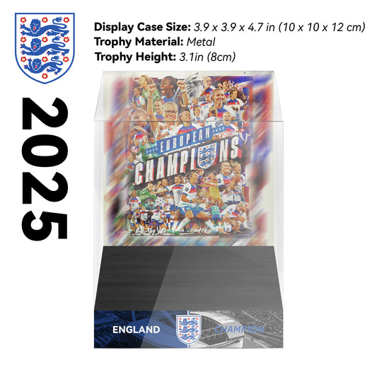 2025 UEFA Women's Euro England Football Trophy Display Case