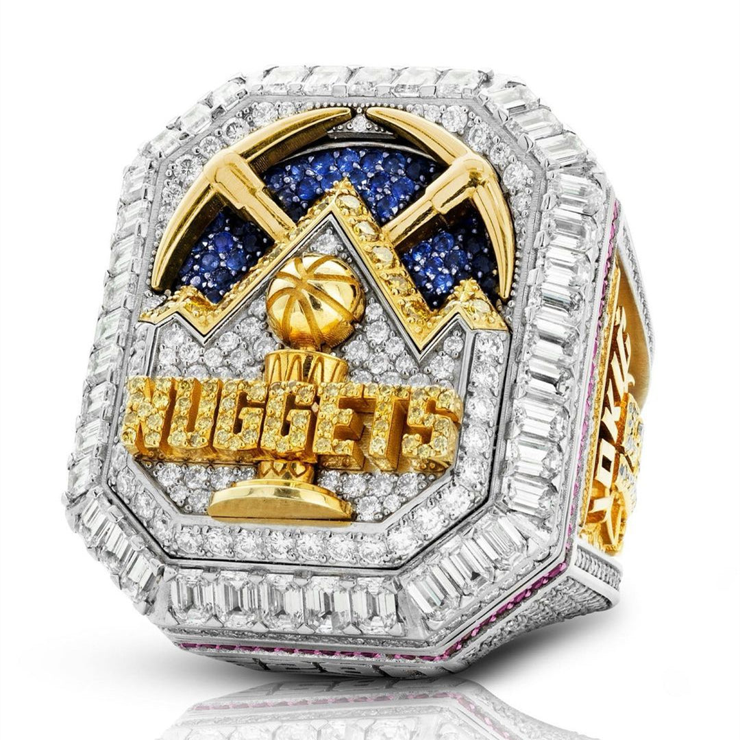 2023 Denver Nuggets Championship Trophy NBA Ring - Official Edition