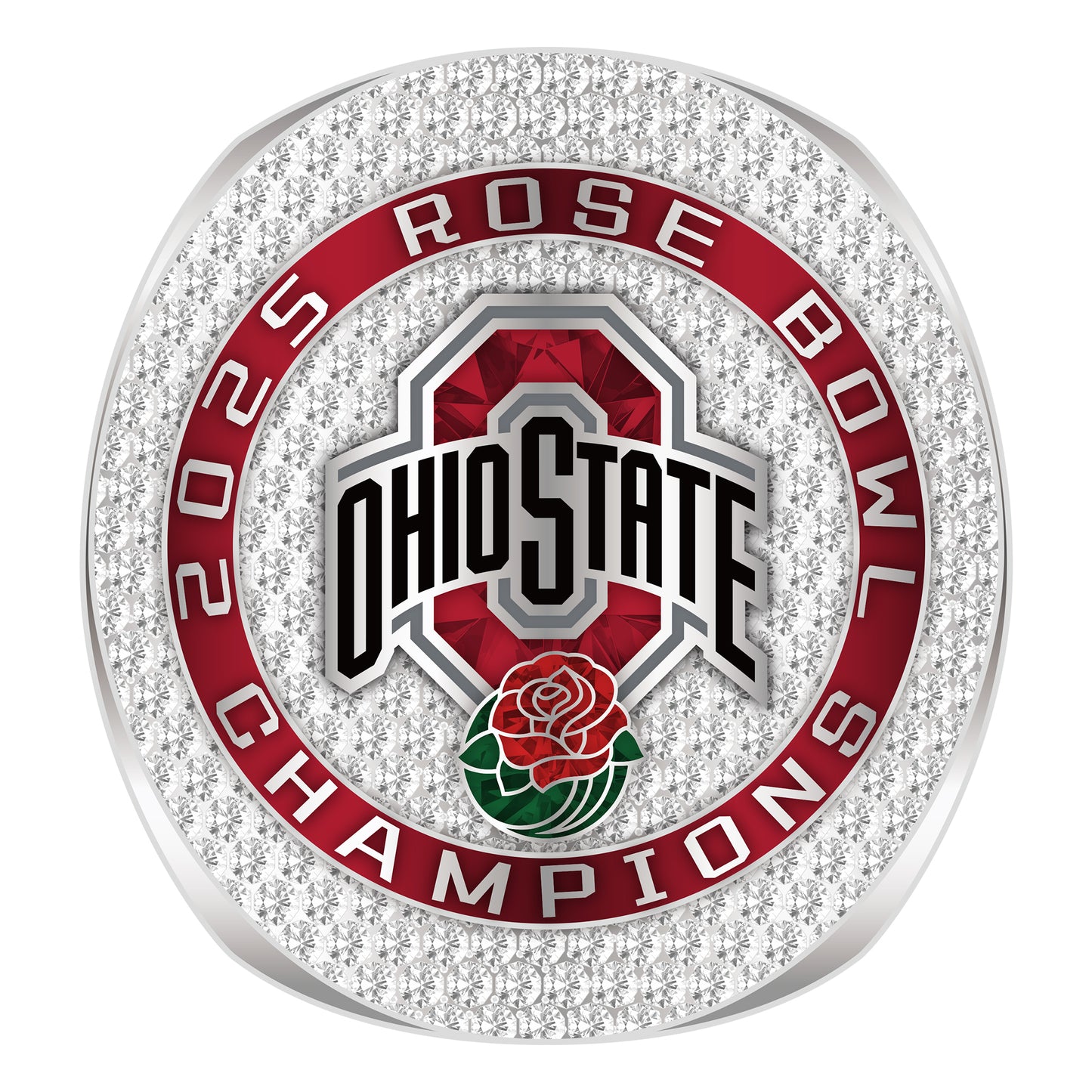 2025 Ohio State Buckeyes Rose Bowl Championship Ring