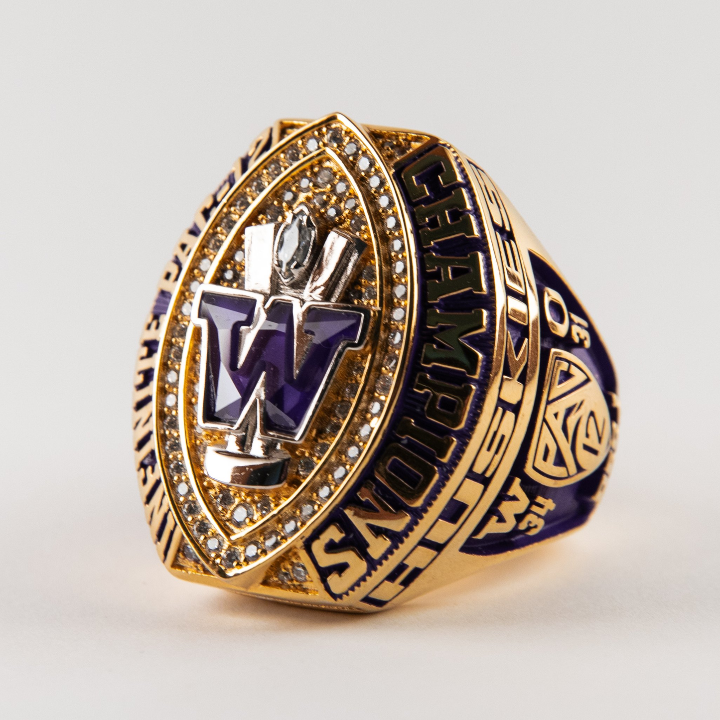 2023 Washington Huskies Pac-12 Championship Ring-Official Edition