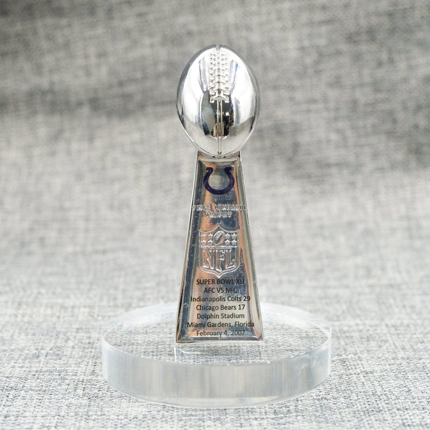 Indianapolis Colts Super Bowl Trophy Team Logo