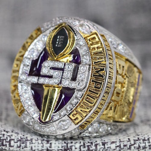 Louisiana State University (LSU) College Football National Championship Ring (2019) - Premium Series