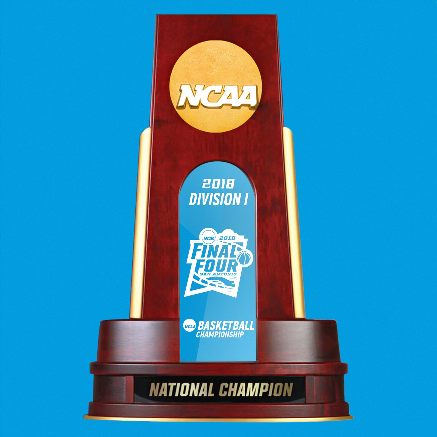 2018 NCAA Division I Men's Basketball National Championship Trophy(Villanova)