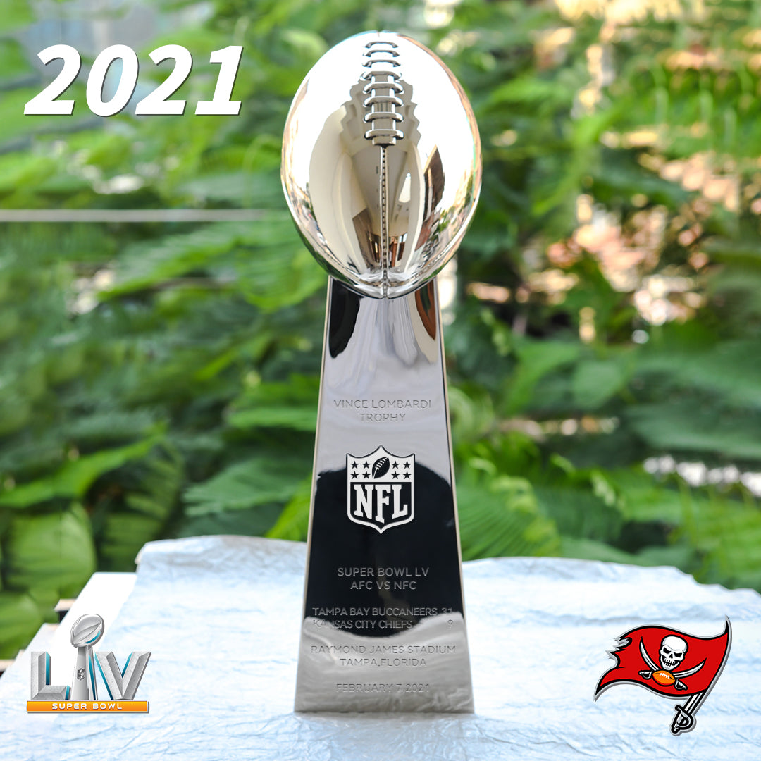 [NFL]2021 Vince Lombardi Trophy, Super Bowl 55, LV Tampa Bay Buccaneers