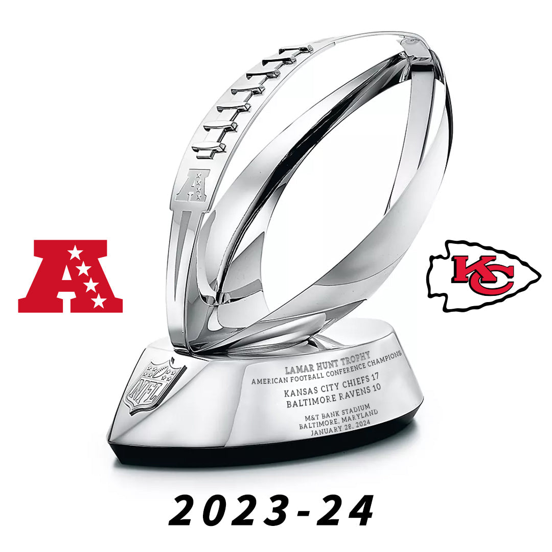 [NFL]2023-24 Season Kansas City Chiefs The Lamar Hunt Trophy AFC