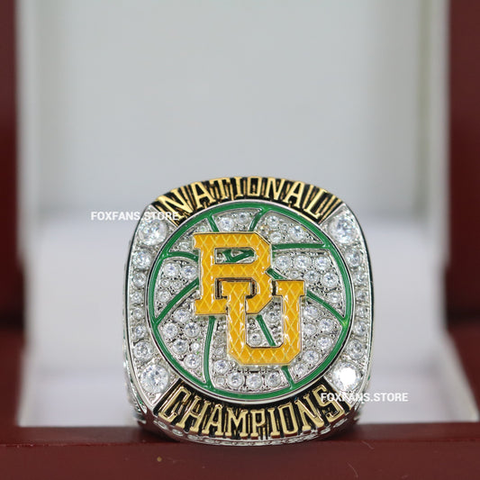 2021 Baylor Bear Basketball Colleague Championship Ring Fans Edition - Premium Series