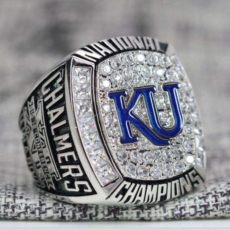 (2008) Kansas Jayhawks College Basketball Championship Ring - Premium Series