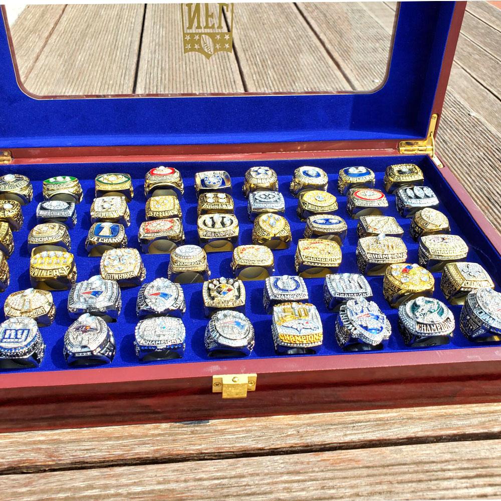 53 Super Bowl Championship Rings From I to LIII Ring Set NFL