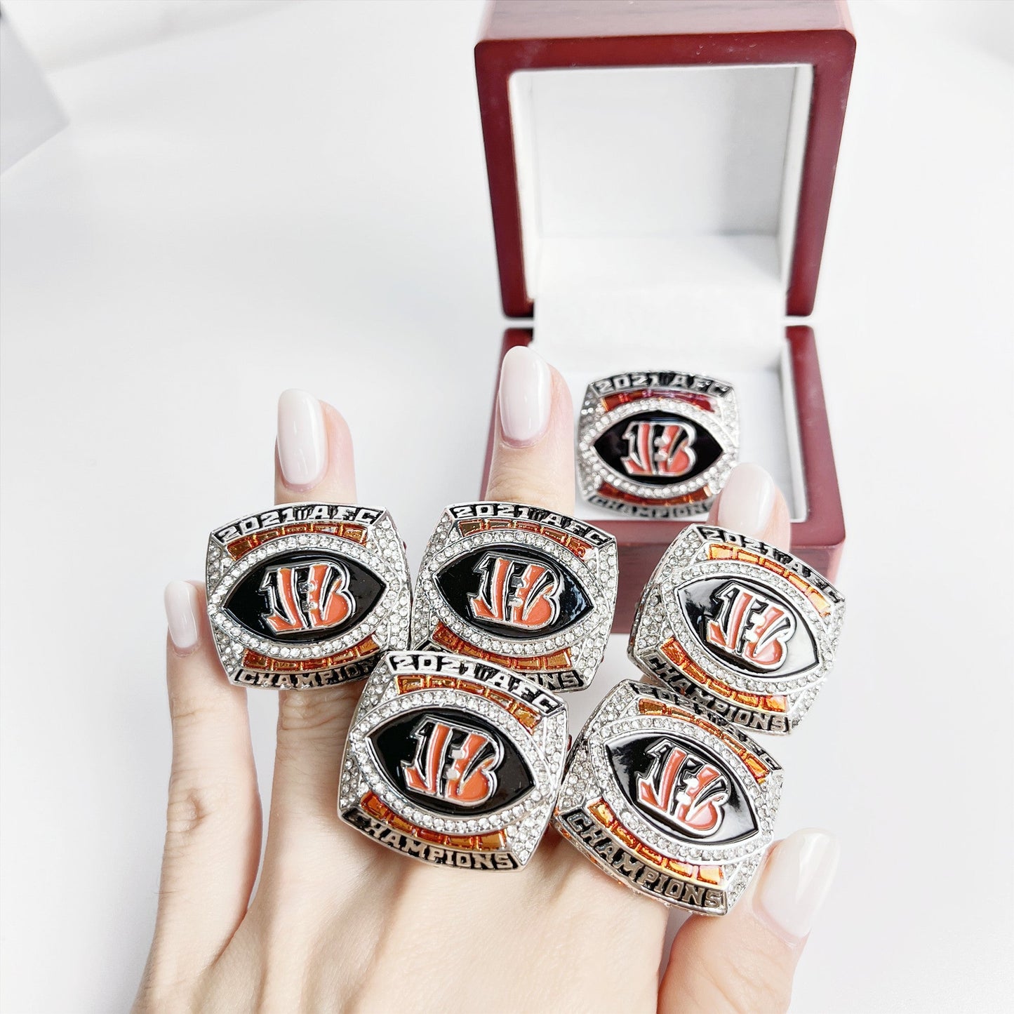 2021 AFC Championship Rings  Cincinnati Bengals NFL