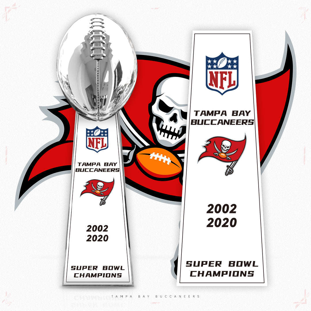 [NFL]Tampa Bay Buccaneers,2020/2002 Vince Lombardi ,  Super Bowl Championship Trophy Resin Version