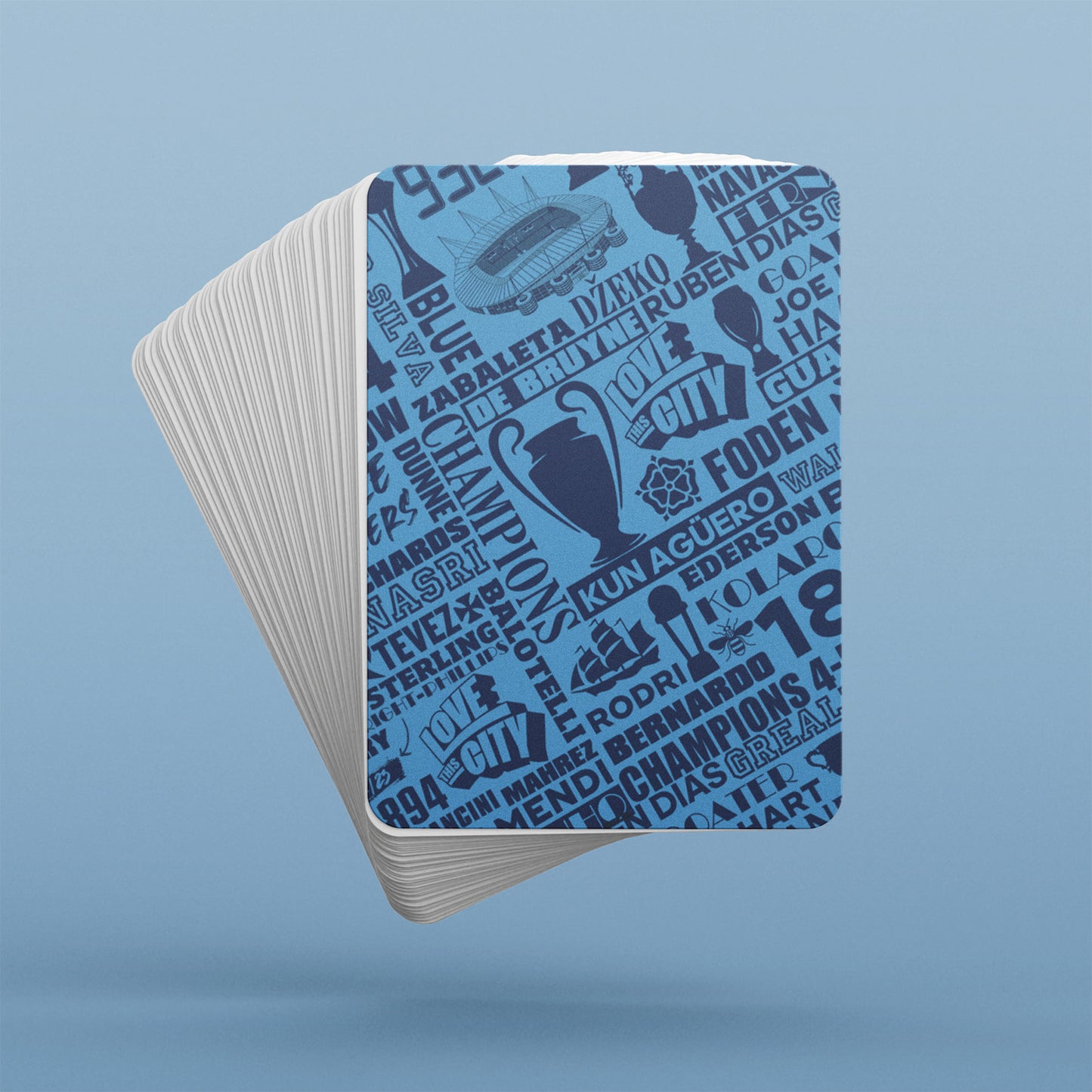 Manchester City Commemorative Collection Poker Cards